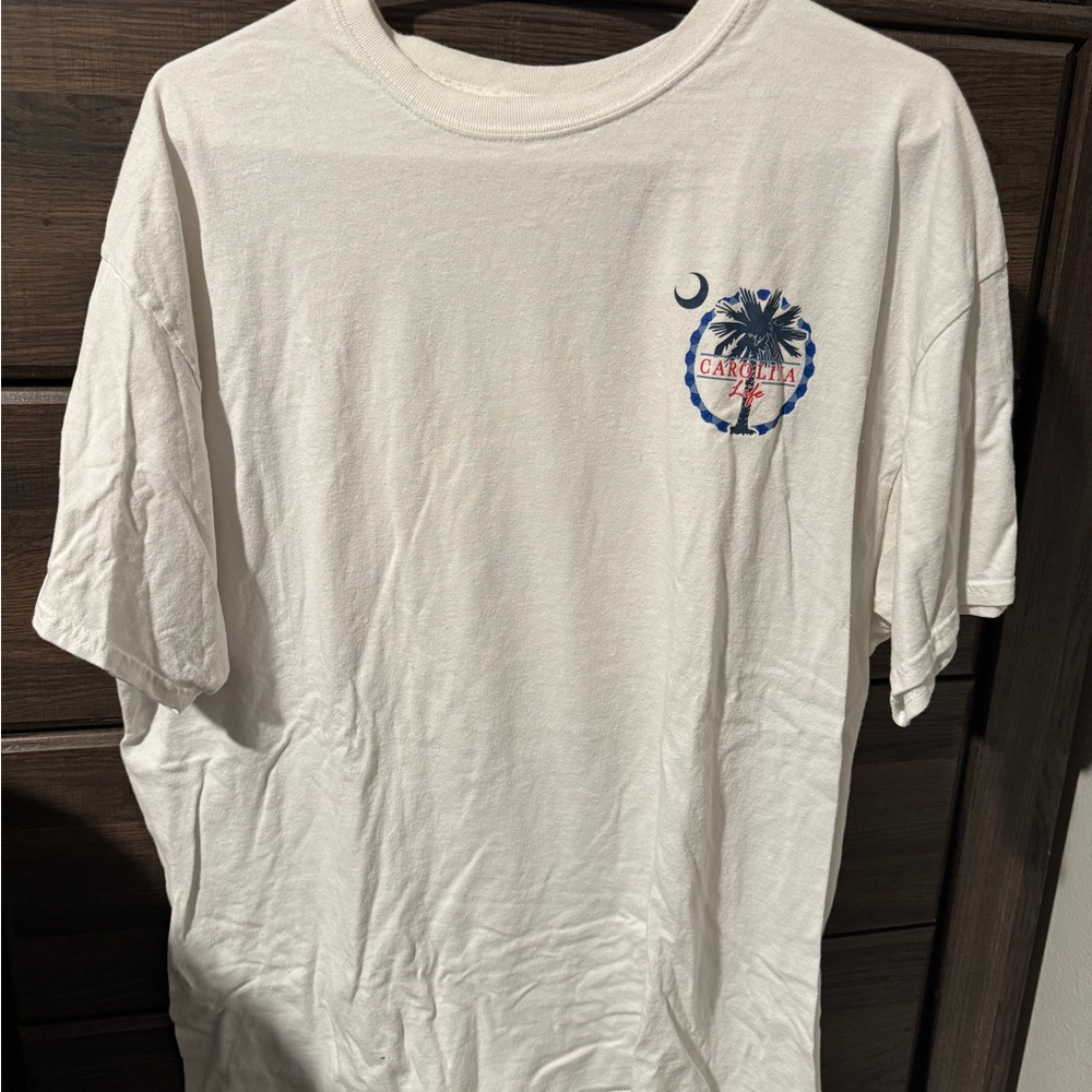 Carolina Life White Graphic T-Shirt